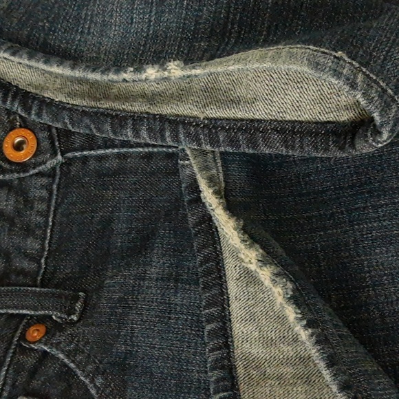 AG the Club Low Rise Bootcut Flare Medium Dark Wash Blue Denim Jeans 30R - Picture 9 of 15